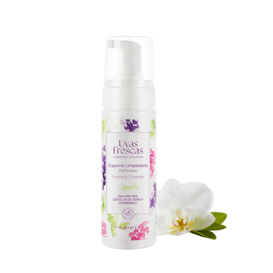 Espuma Limpiadora Facial Purificante Uvas Frescas 150 ml._0
