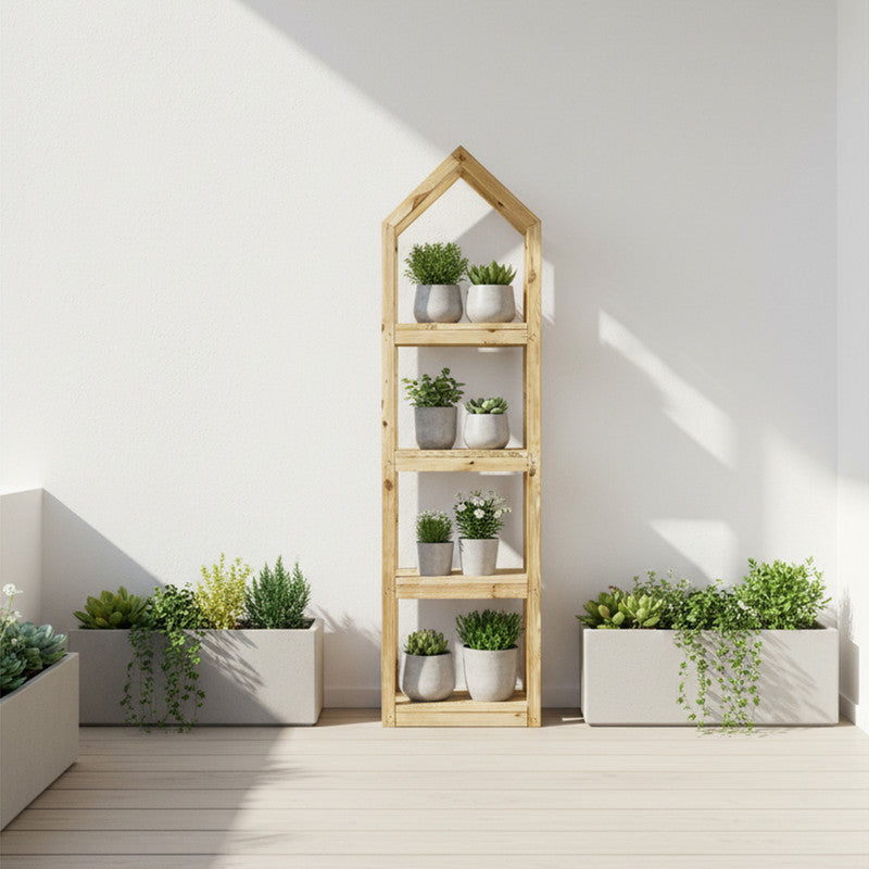 Estantería De Madera Para Plantas Campanile L Hortalia_1