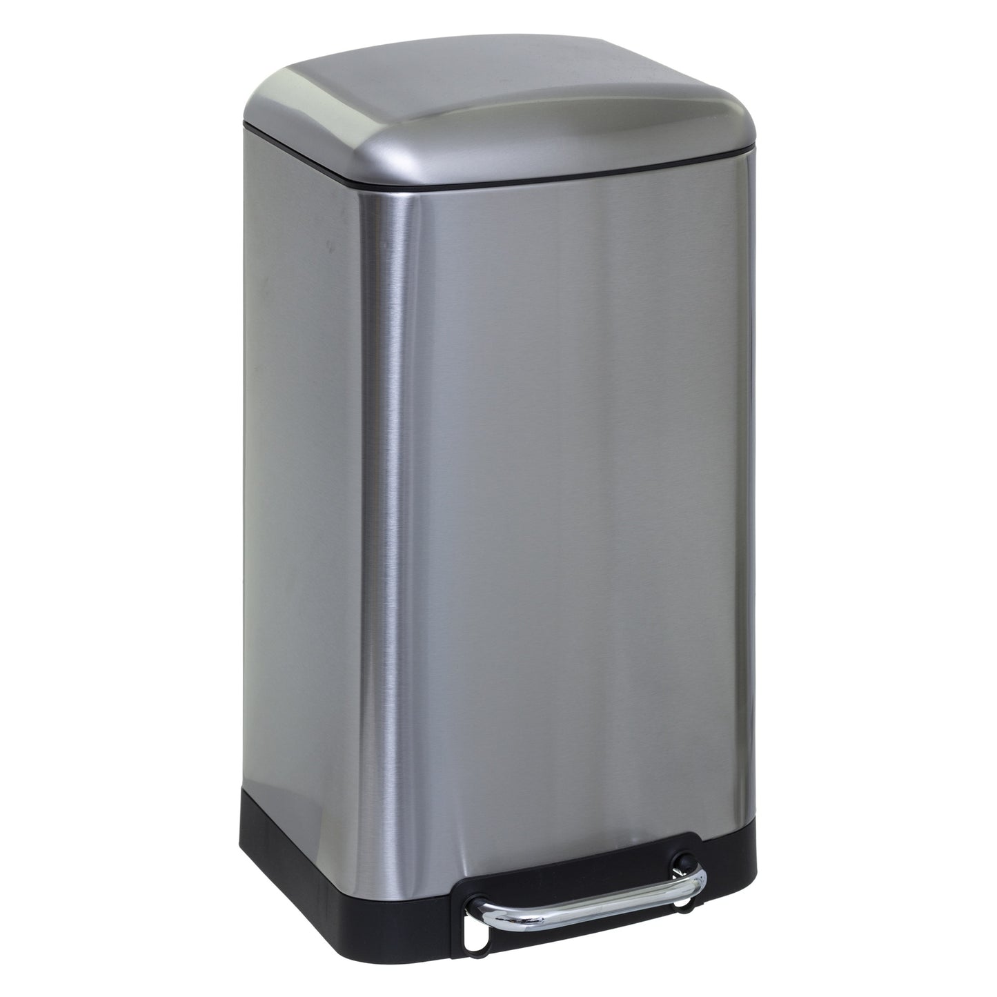 Papelera / Cubo De Basura / Contenedor De Residuos Con Pedal De Metal 30 L Ariane Inox