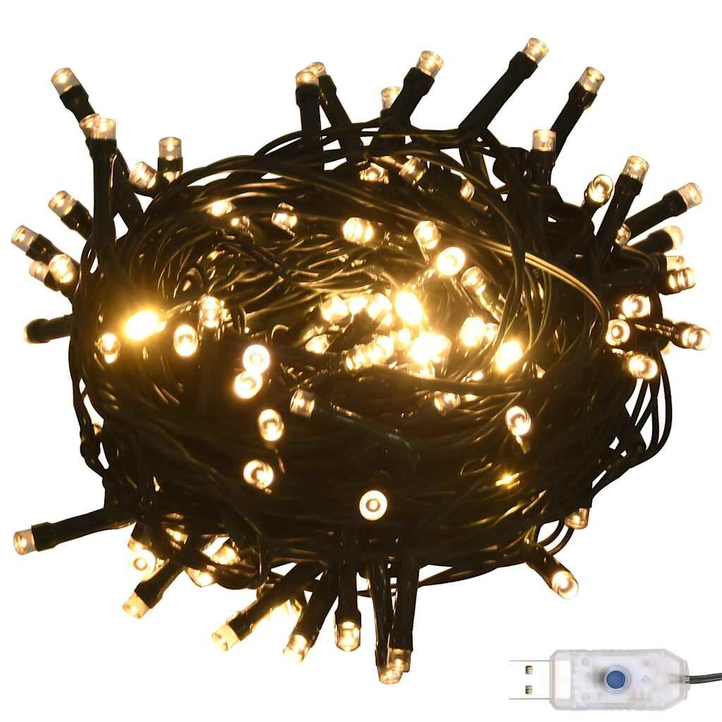 Vidaxl Set De Bolas De Navidad 61 Pzas Con Pico 150 Led Dorado Bronce_2