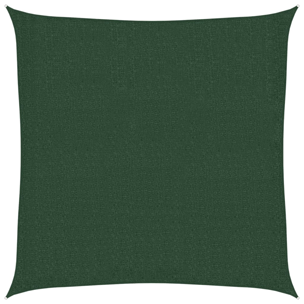 Toldo De Vela Hdpe Verde Oscuro 160 G/m² 3x3 M_0