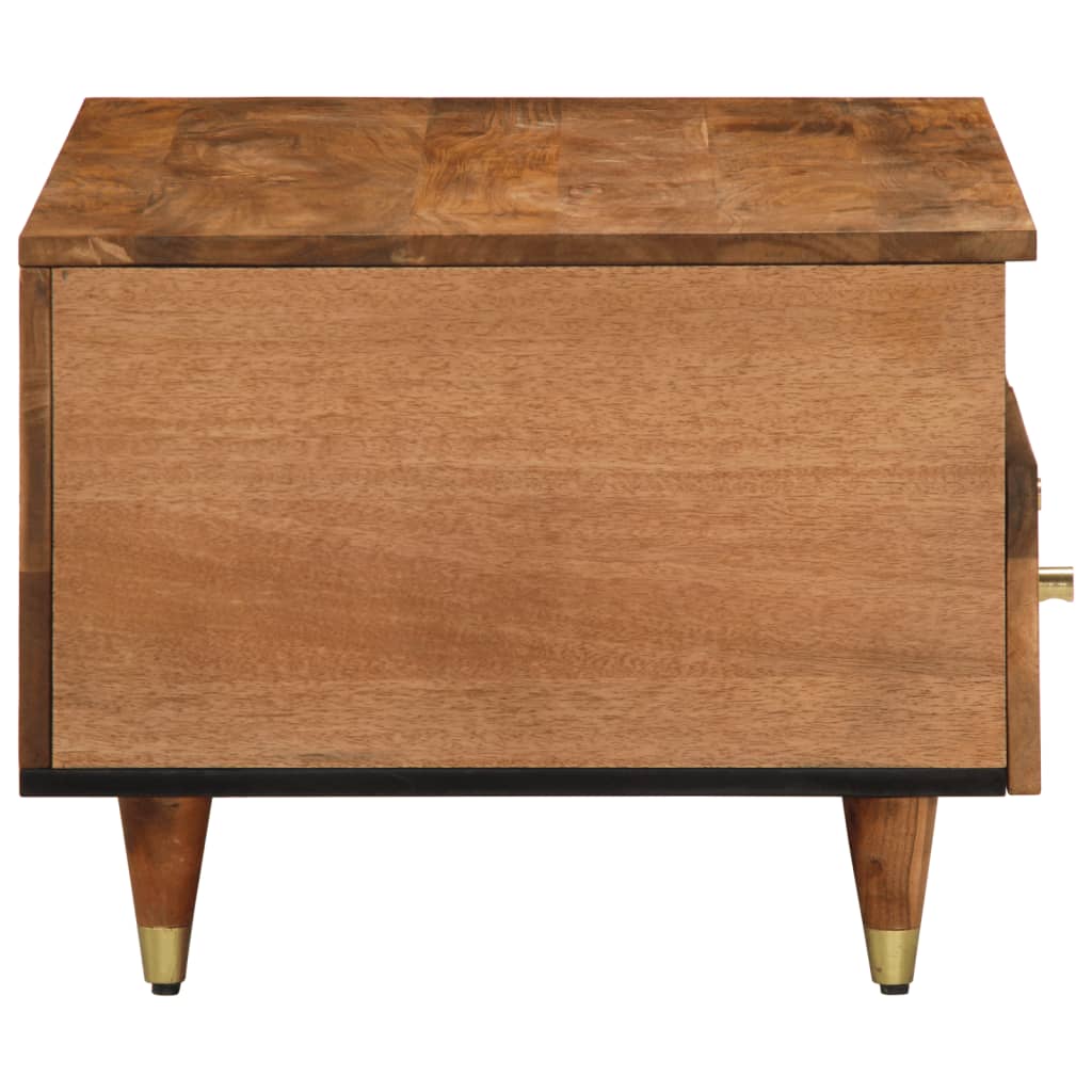 Mesa De Centro De Madera Maciza Mango 80x54x40 Cm_2