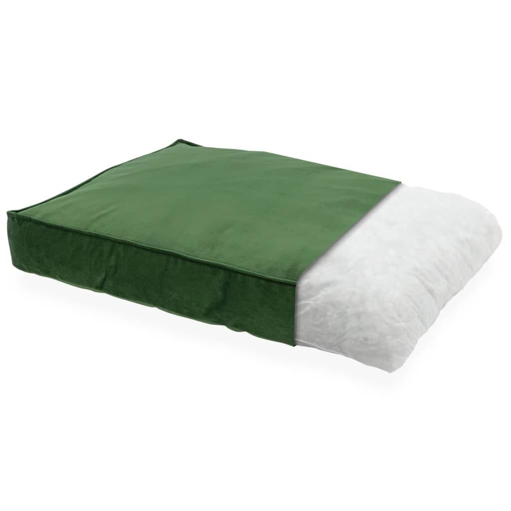 Madison Cojín Para Perros Velvet Verde 80x55x15 Cm_1