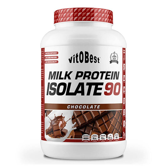 Milk Protein Isolate 90 - 2kg - Chocolate - Proteína De Aislado De Suero Isolate - Vitobest_0