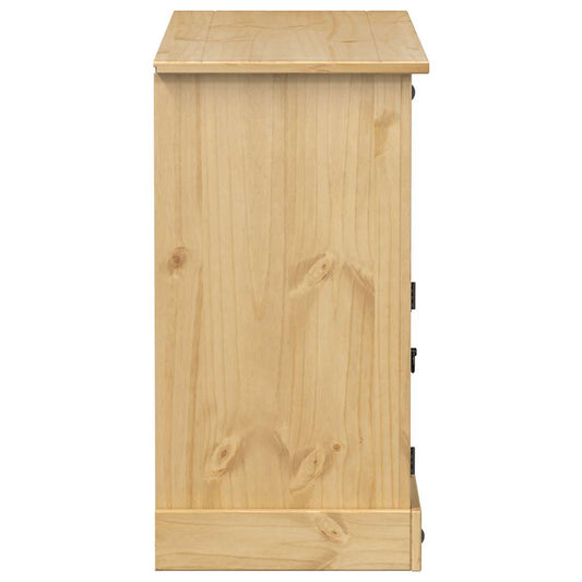 Aparador Corona Madera Maciza De Pino 115x40x76 Cm / Vetonek_0