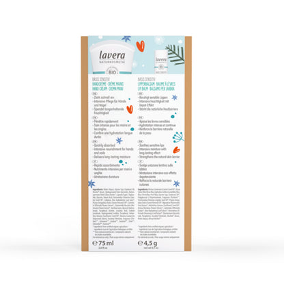 Cofre regalo cuidado winter essentials basis sensitiv Lavera 129 gr