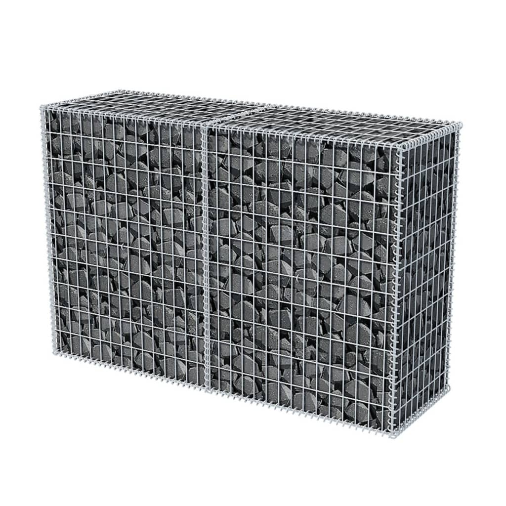 Cesta De Muro De Gaviones Acero Galvanizado 150x50x100 Cm / Vetonek_4