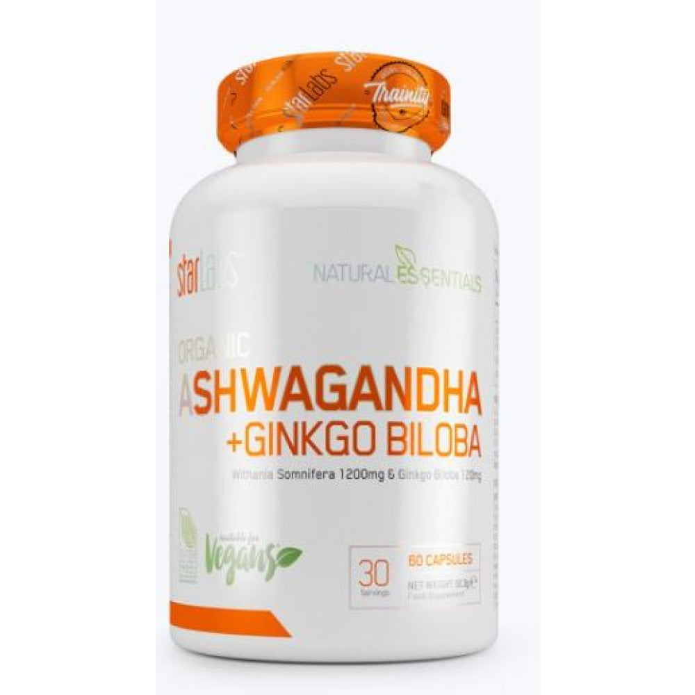 Ashwagandha + Ginkgo Biloba  60 Caps