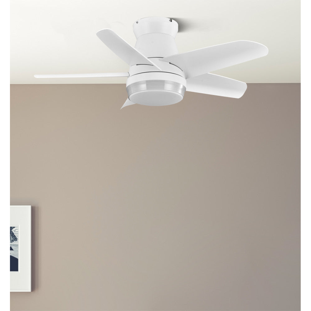 Ventilador Dc Neutron 24w 2400lm Blanc 5 Aspas 91d 3000k,4500k,6000k, Remoto+temporizador+memoria_2