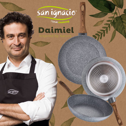 Set 3 Sartenes Ø18 Ø26 Y Ø28 Daimiel, Aluminio Forjado, Inducción_2