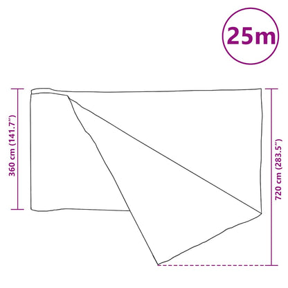 Vidaxl Red De Privacidad Hdpe Verde 3,6x25 M 150 G/m²_2