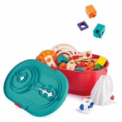 Circuito Canicas Quadrilla Stack Track Bucket Hape_2
