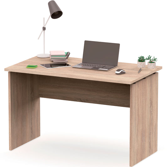 Escritorio, Mesa De Ordenador Oficina, Estudio 76 X 120 X 68 Cm, Despacho, Habitación, Desk, Briebe, Zenith, Madera_0