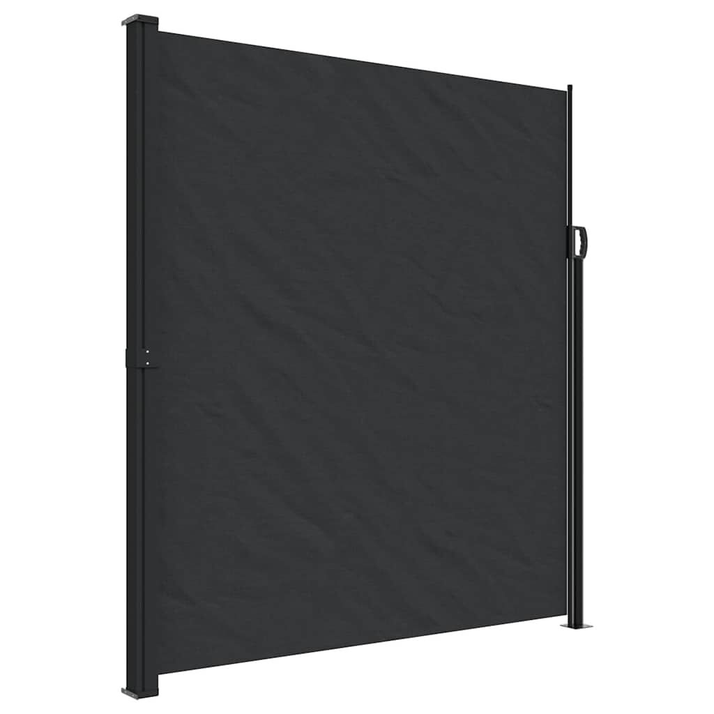 Vidaxl Toldo Lateral Retráctil Negro 220x300 Cm_0