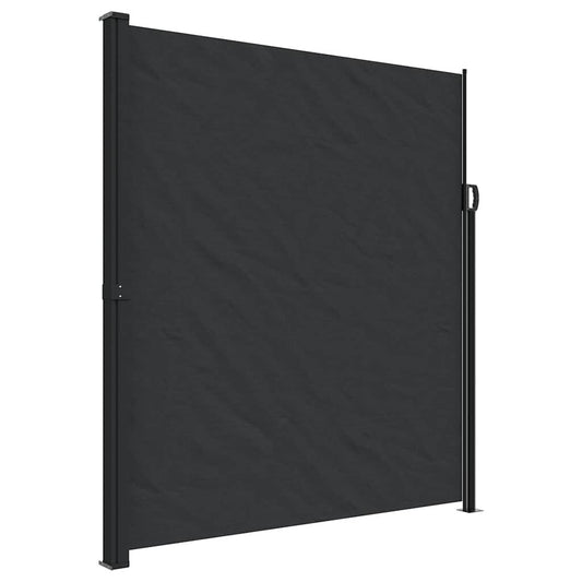 Vidaxl Toldo Lateral Retráctil Negro 220x300 Cm_0