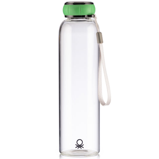 Botella Agua 550ml Borosilicato Verde Casa Benetton_0