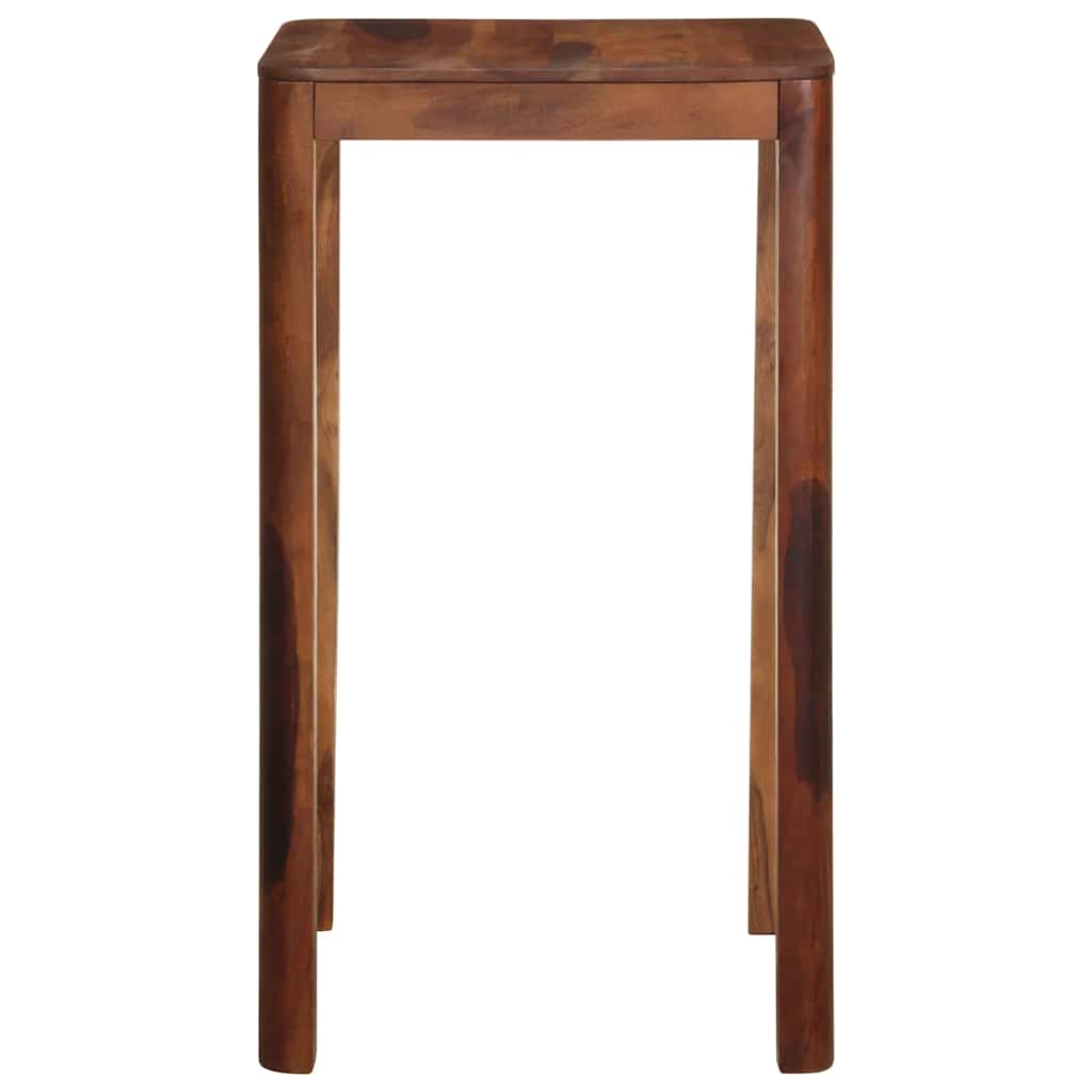 Mesa Alta De Madera Maciza De Acacia 60x60x107 Cm_1