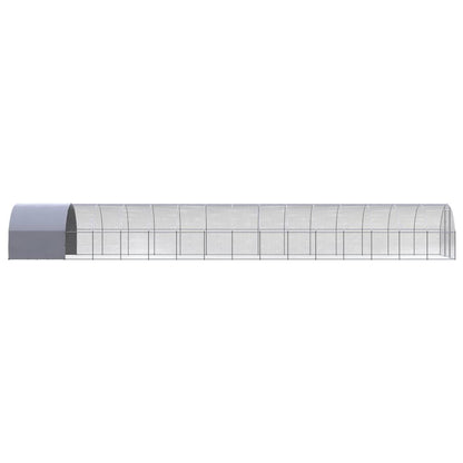 Vidaxl Gallinero De Exterior De Acero Galvanizado 3x16x2 M_3