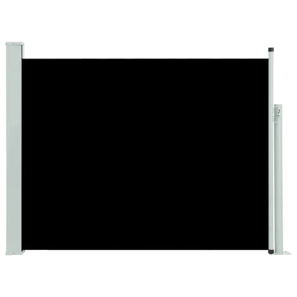 Vidaxl Toldo Lateral Retráctil Para Patio Negro 140x500 Cm_0