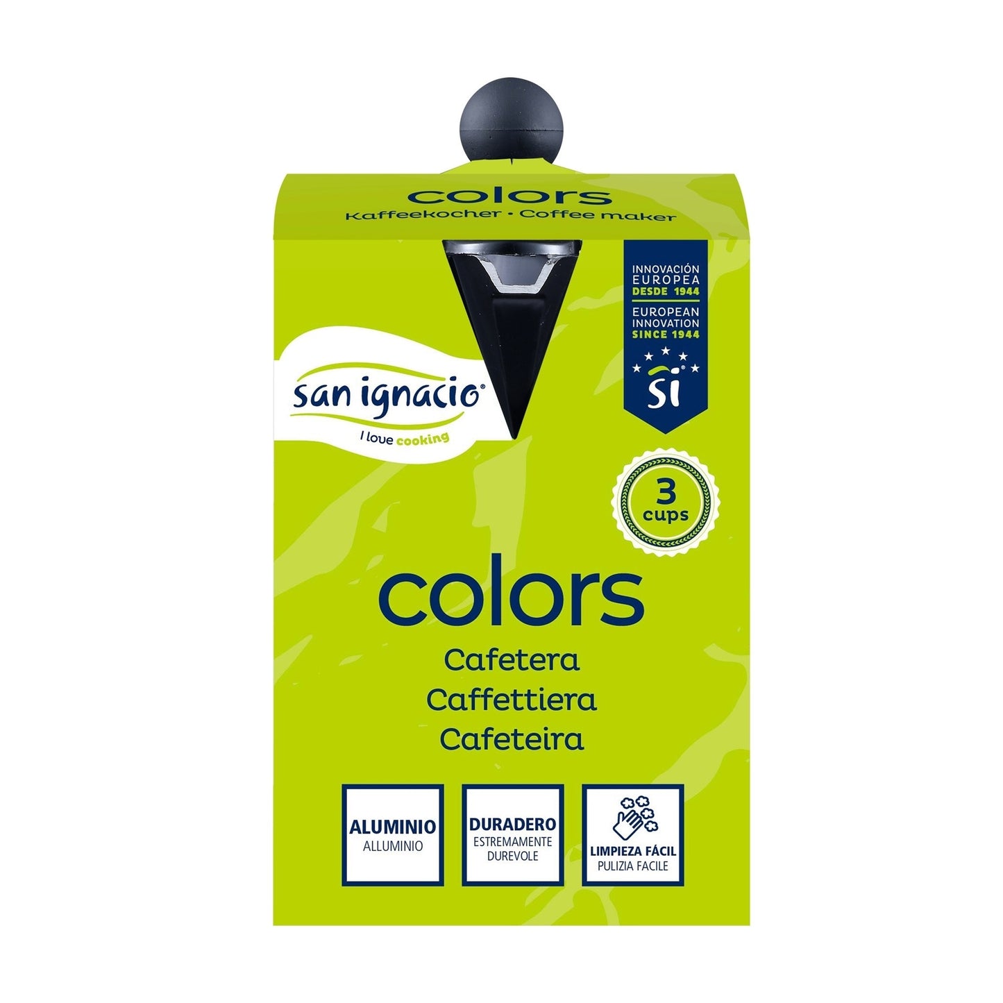 Cafetera De Aluminio Para 3 Tazas San Ignacio_1