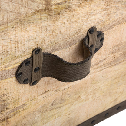 Baúl Puff 'colonial' Gris Topo