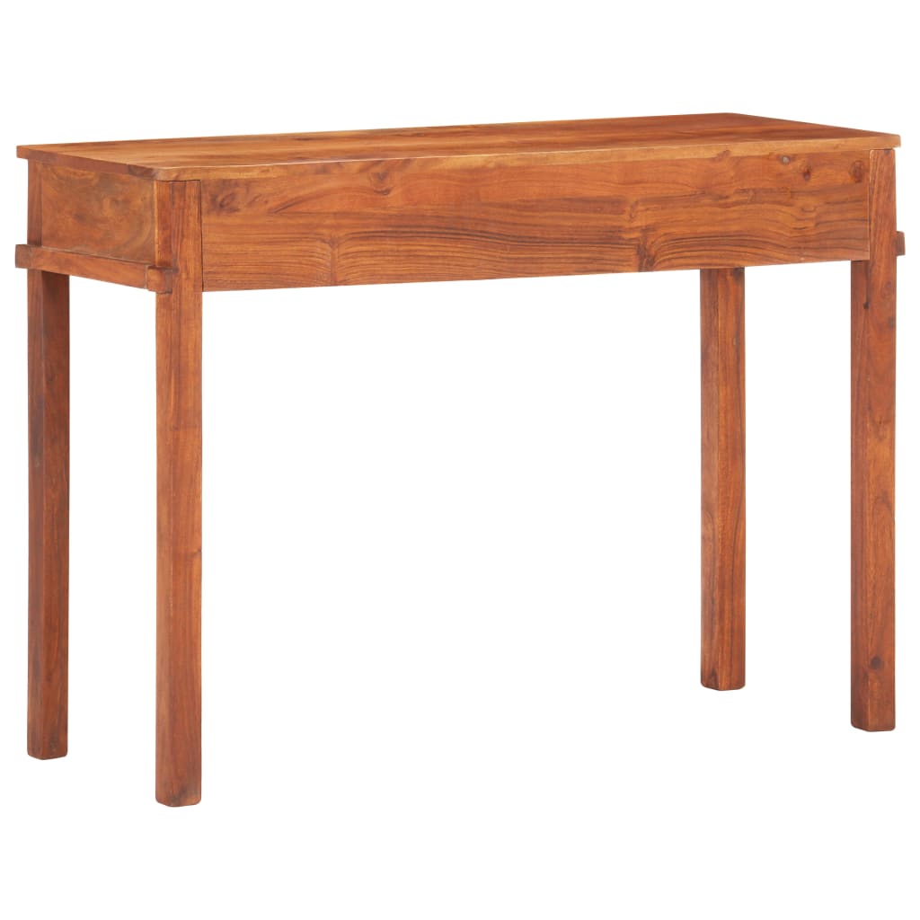 Mesa Consola De Madera Maciza De Acacia 110x40x76 Cm_2