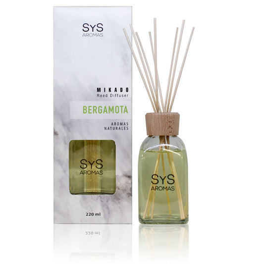 Ambientador Mikado Bergamota 220 ml | Aroma Cítrico y Fresco | Efecto Revitalizante | Fragancia Duradera_0