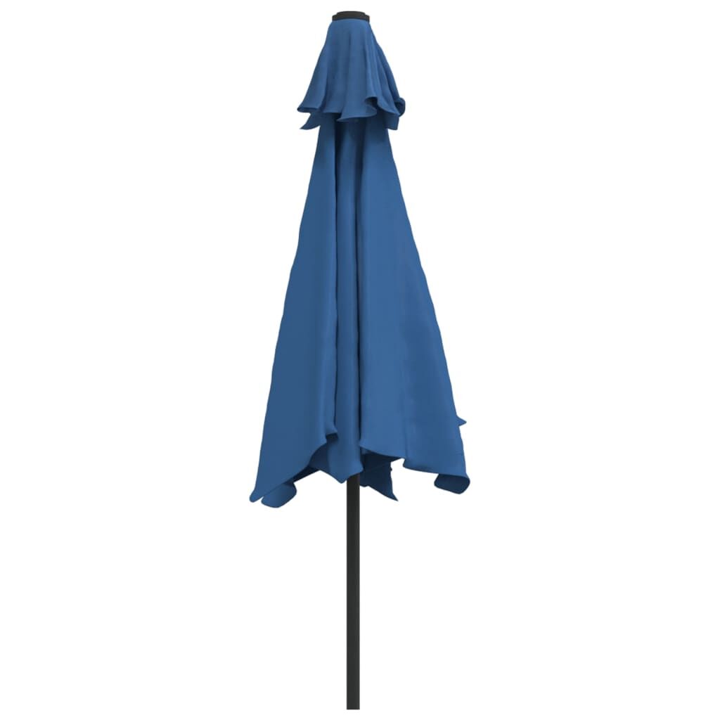 Vidaxl Sombrilla De Jardín Con Palo De Metal Azul Celeste 300 Cm_3