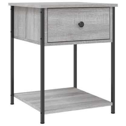 Mesita De Noche 2 Uds Madera Ingeniería Gris Sonoma 44x45x58 Cm_1