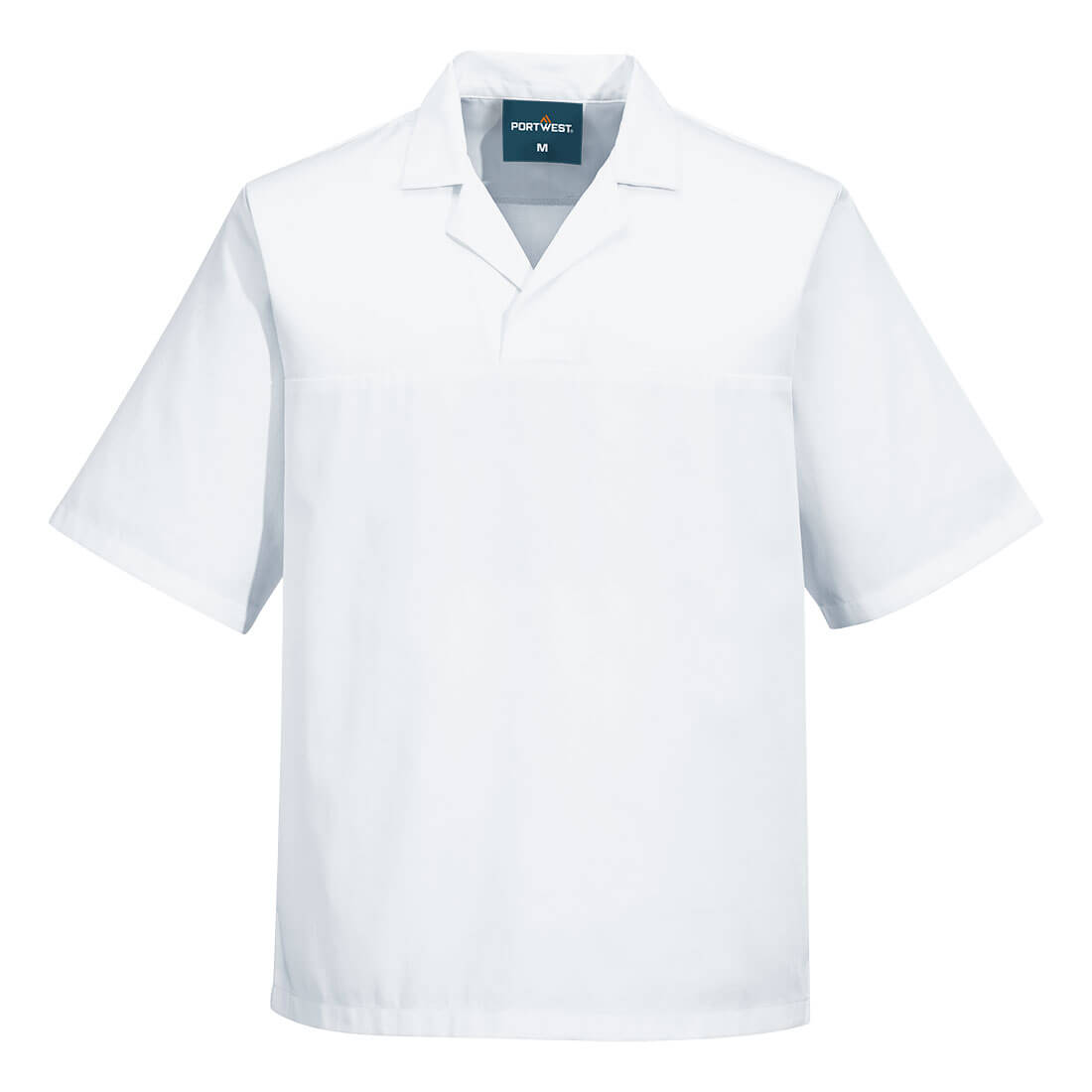 Camisa De Panadero, Manga Corta / Xl / Blanco_0