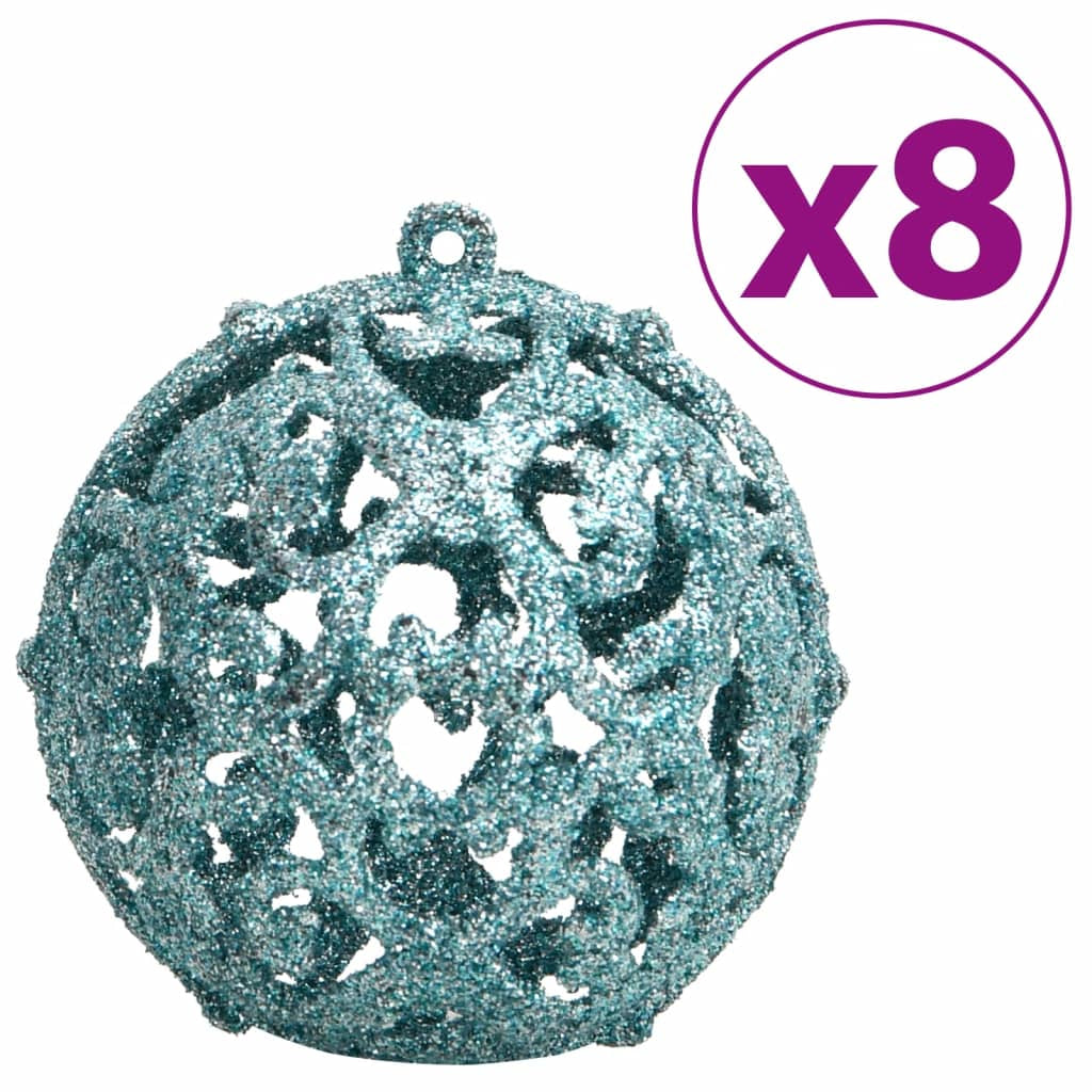 Vidaxl Bolas De Navidad 100 Unidades Turquesa 3 / 4 / 6 Cm_3