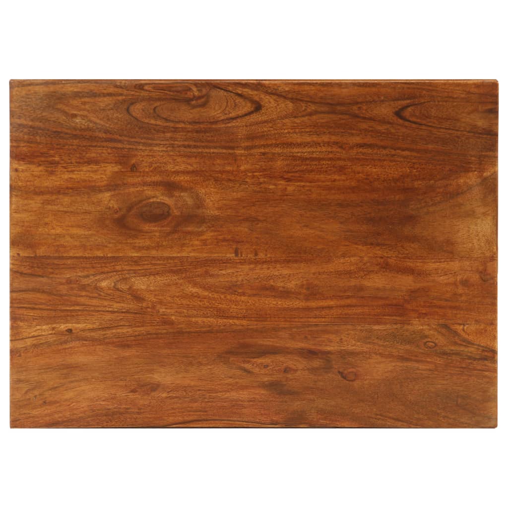 Mesas Apilables 3 Pzas Madera Maciza Acacia Marrón 50x35x50 Cm_3