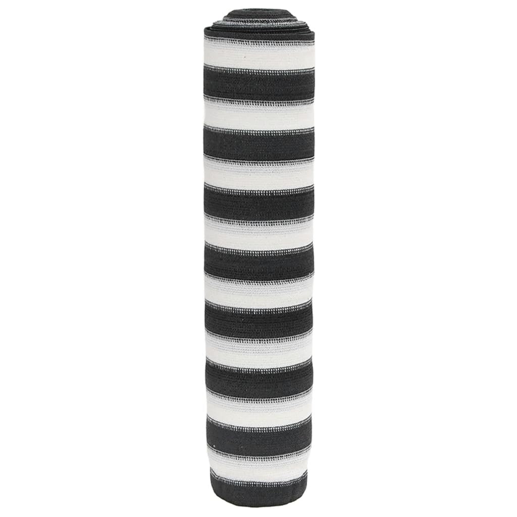 Vidaxl Red De Privacidad Hdpe Gris Antracita Y Blanco 1x50 M 75 G/m²_0
