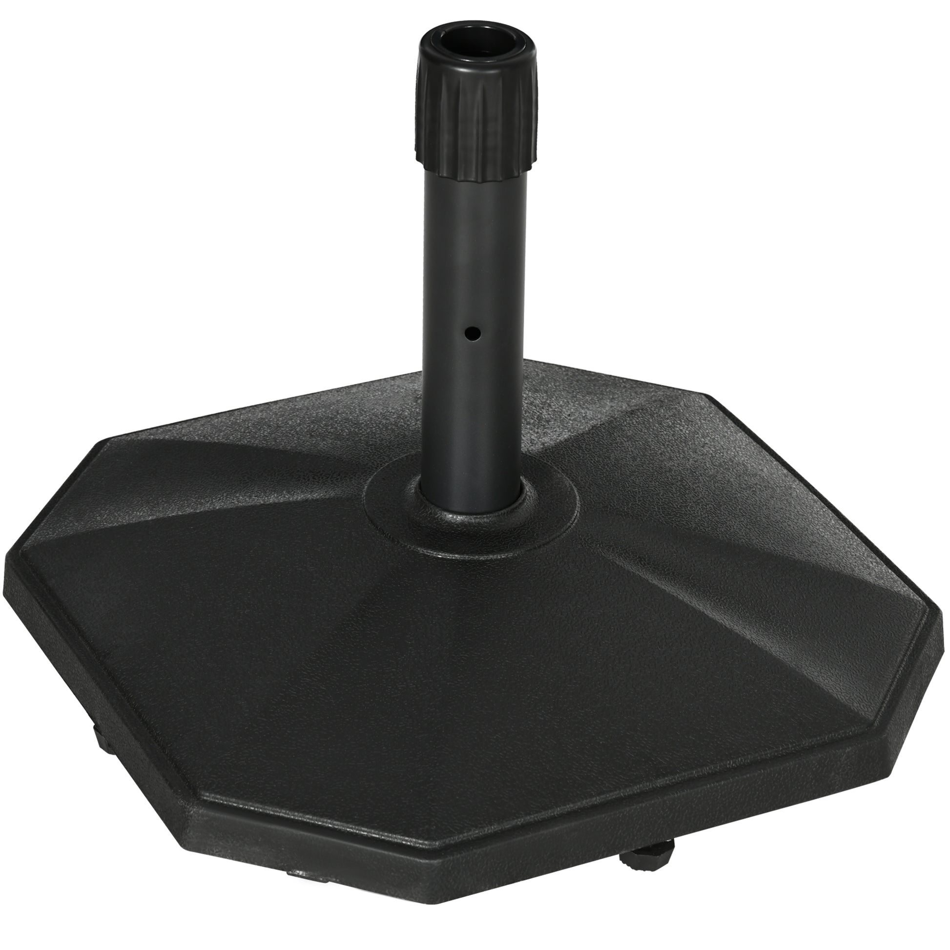 Outsunny Base De Sombrilla Peso 18 Kg Para Mástil De Ø32/34/38 Mm 46x46x39 Cm_0