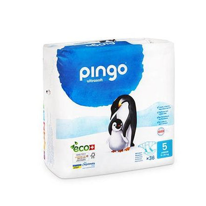 Pañales T5 (12-25kg) Pingo 36 Uds