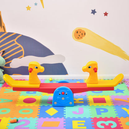 Balancín Para Niños Homcom Multicolor 150x32x60 Cm_1