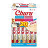 Churu Variedades de atún con marisco Snack cremoso para gatos 20 x 14 g