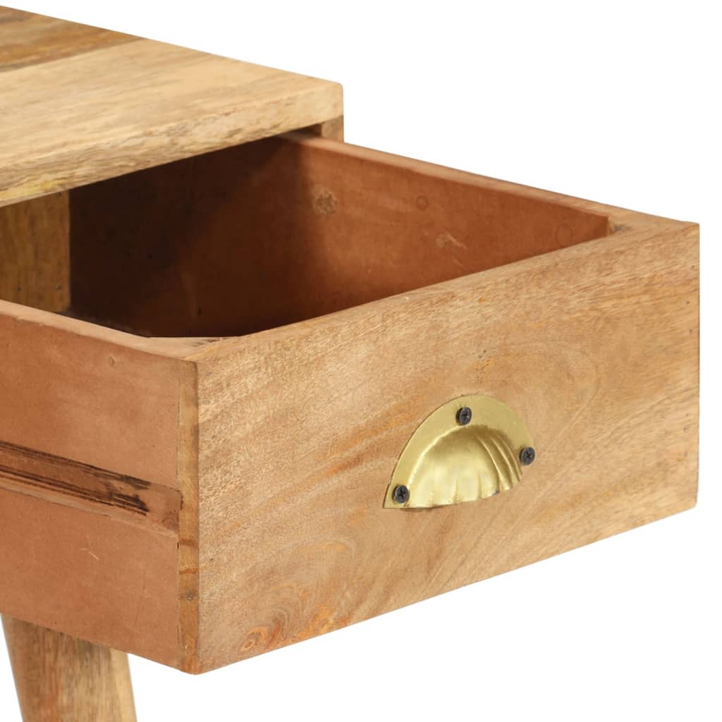Mesa Consola De Madera Maciza De Mango 90x45x75 Cm_2