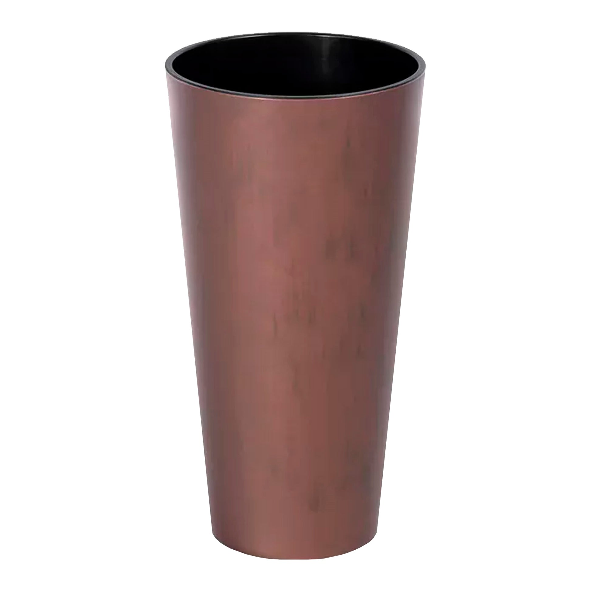 Maceta Tubus Slim Corten 27l., Con Depósito, Dimensiones (mm) 300x300x572, Color Cobre_0