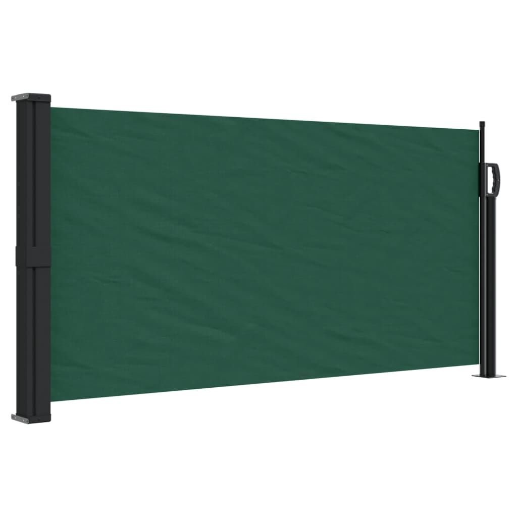 Vidaxl Toldo Lateral Retráctil Verde Oscuro 100x500 Cm_0