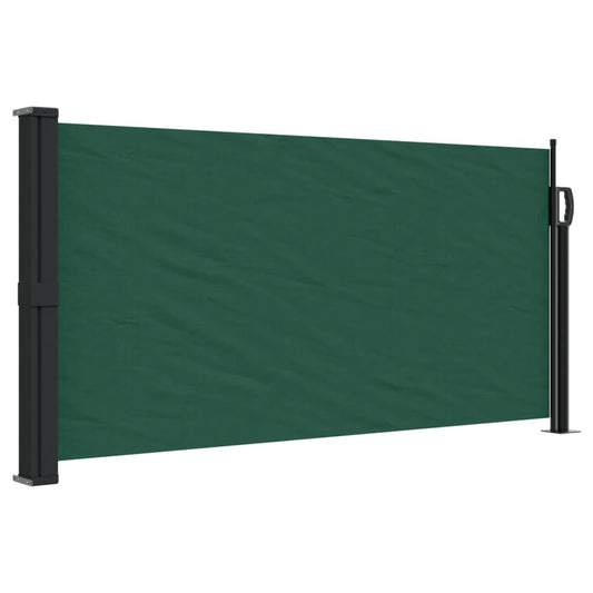 Vidaxl Toldo Lateral Retráctil Verde Oscuro 100x500 Cm_0