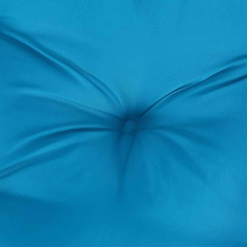 Vidaxl Cojín De Banco De Jardín Tela Oxford Azul 120x50x7 Cm_4