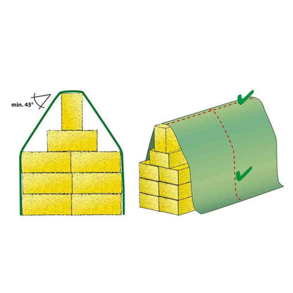 Vlies Protección Cultivos, Vlies Agrícola, 140g/m², 15,6m X 25m (390m²), Tela Protección Agrícola