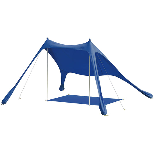Outsunny Carpa Playa Plegable 208x200 Cm_0