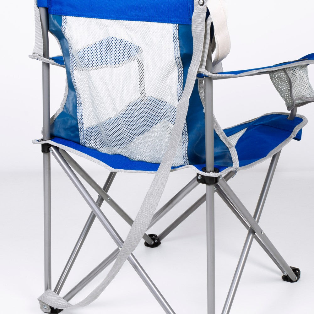 Silla Plegable Camping Con Posavasos Y Respaldo Transpirable Aktive_5