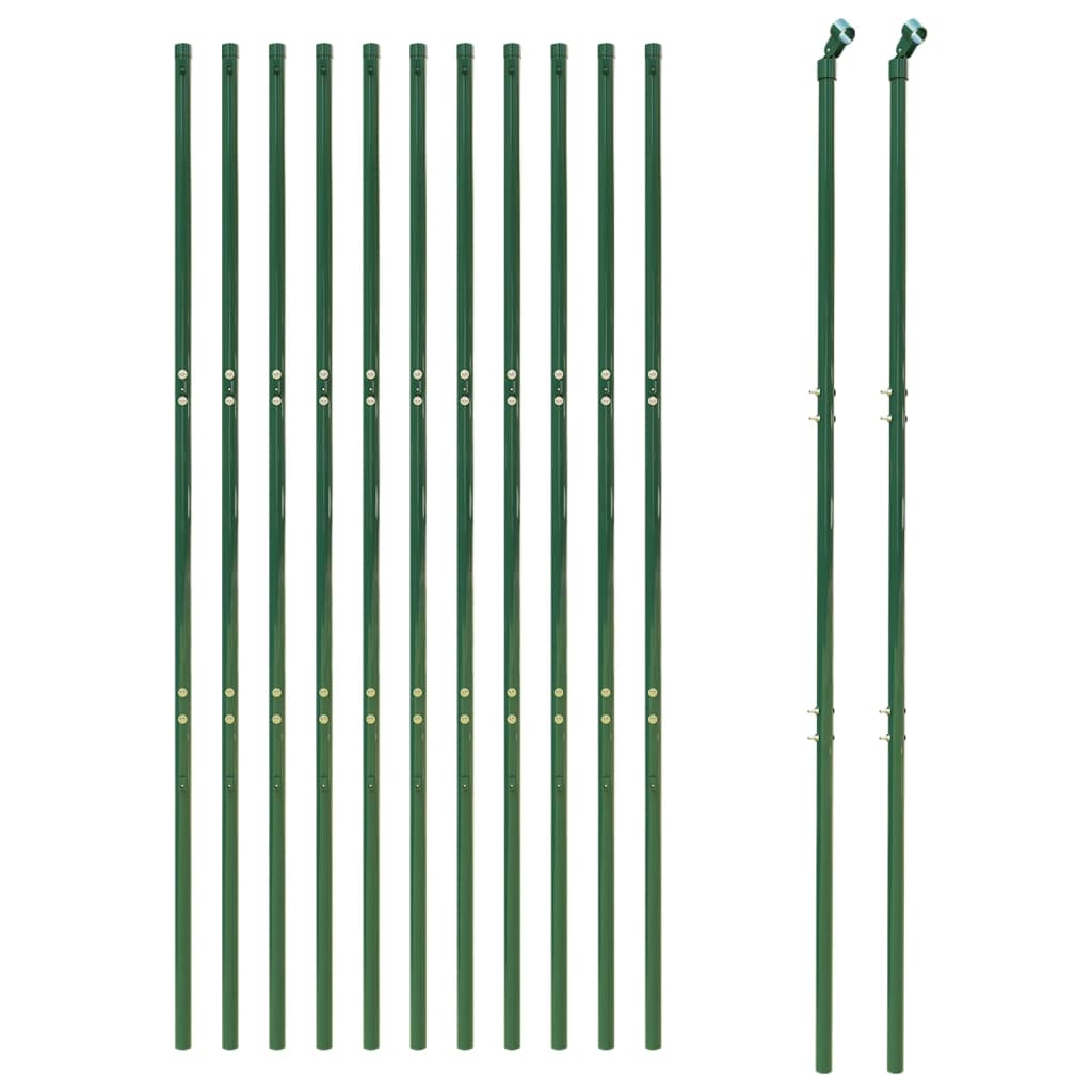 Cerca De Alambre De Acero Galvanizado Verde 1,8x25 M / Vetonek_0