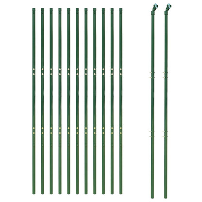 Cerca De Alambre De Acero Galvanizado Verde 1,8x25 M / Vetonek_0