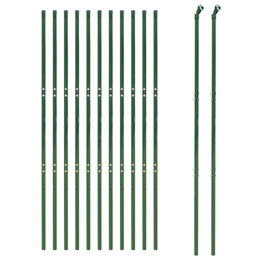 Cerca De Alambre De Acero Galvanizado Verde 1,4x25 M / Vetonek_0