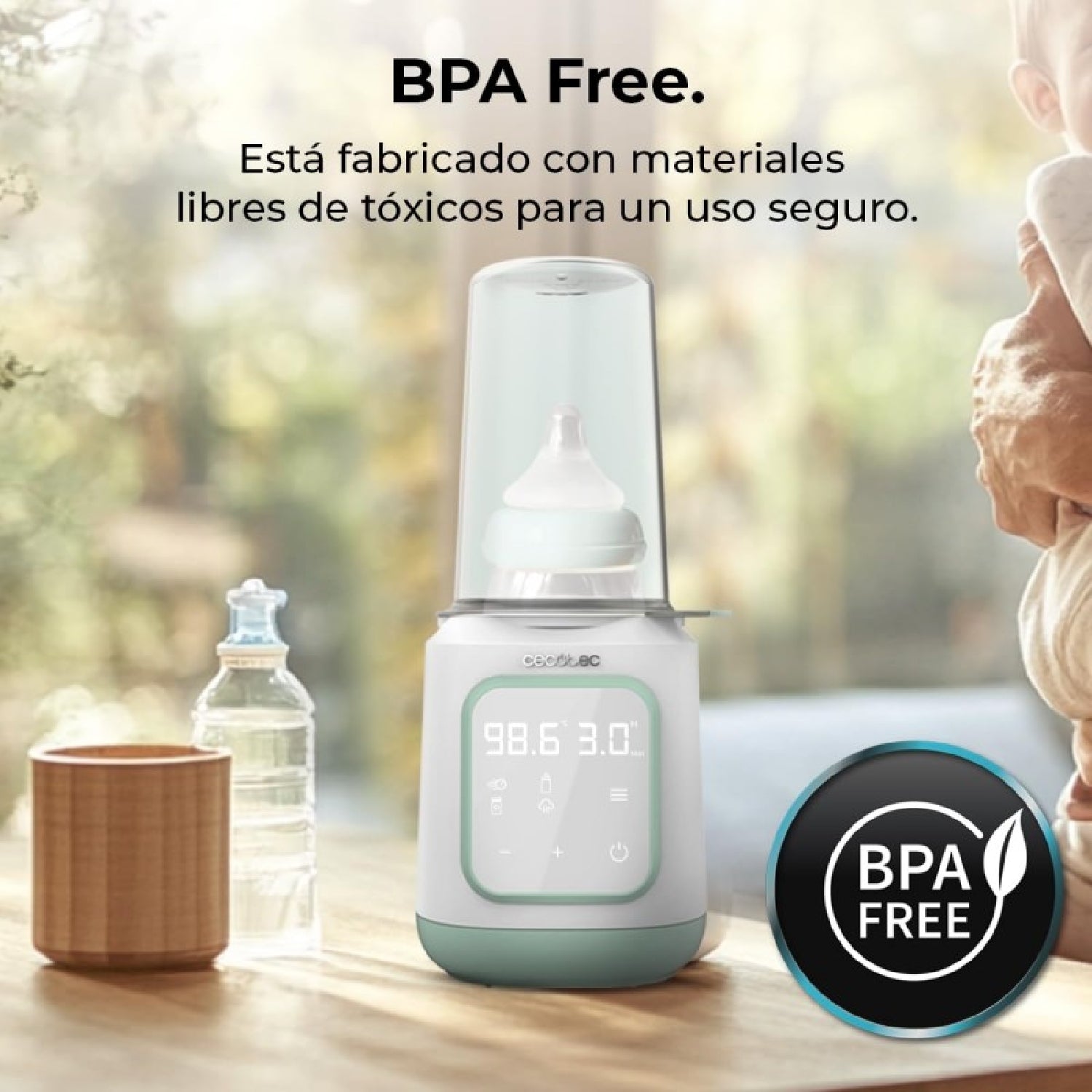Cecotec Calientabiberones Individual Nana Babycare Single Bottlewarmer_4