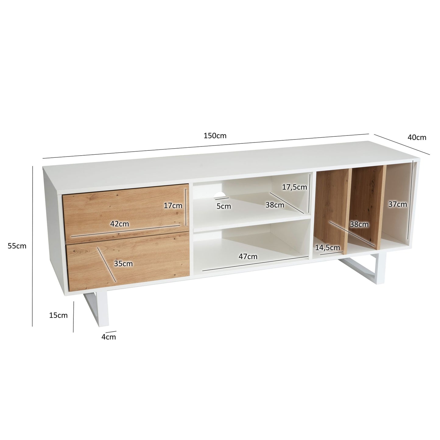 Mueble De Tv Moderno Y Funcional Modelo Wl6.812_3